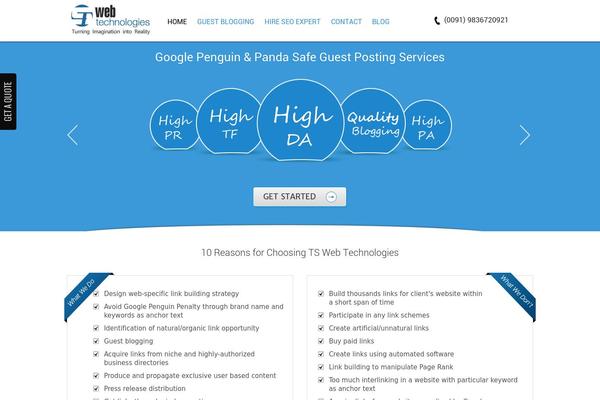 guest WordPress theme, websites list used guest theme guest theme websites examples