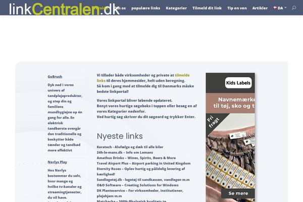 linkcentralen.dk site used Divi Child