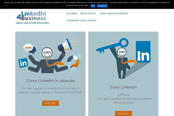 linkedin4business.it site used Mirkocuneo