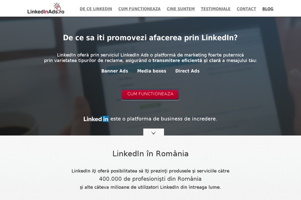 linkedinads.ro site used Linkedinads