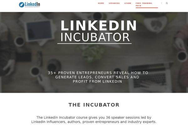 linkedincubator.com site used Coldemailsuccess