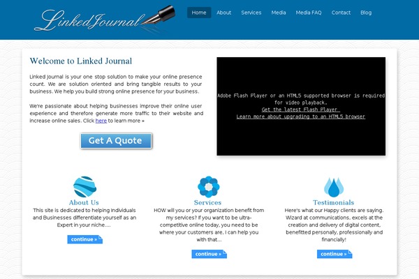 Canvas theme site design template sample