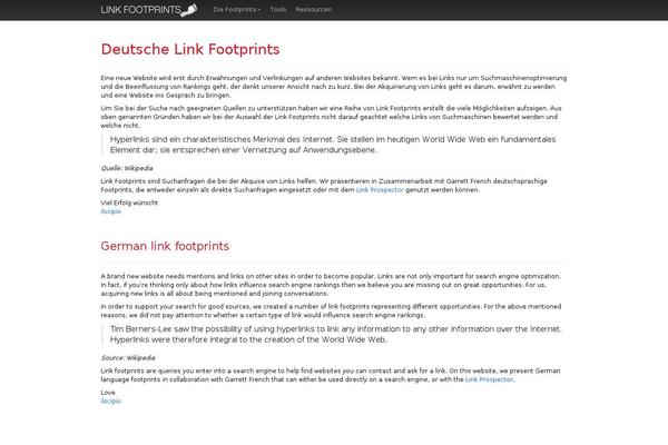 WordPress website example screenshot