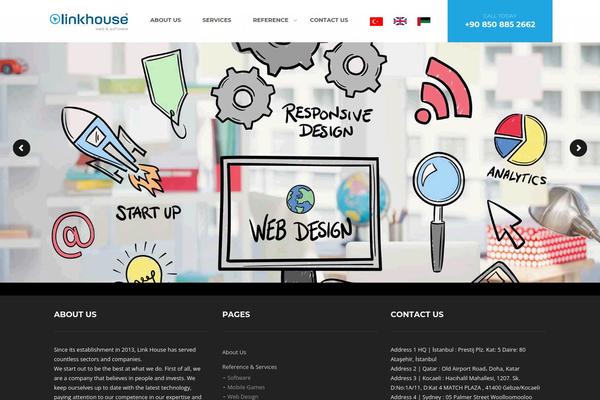 Construction theme site design template sample