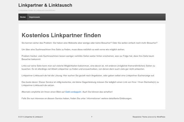 WordPress website example screenshot