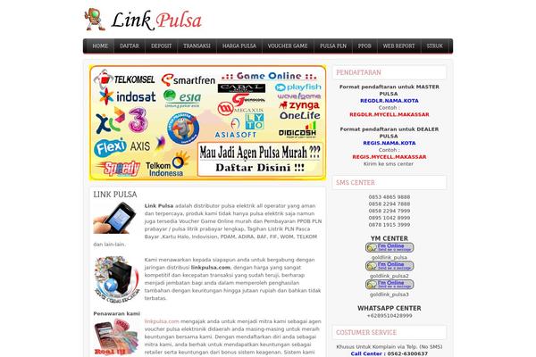 linkpulsa.com site used Elegantblog
