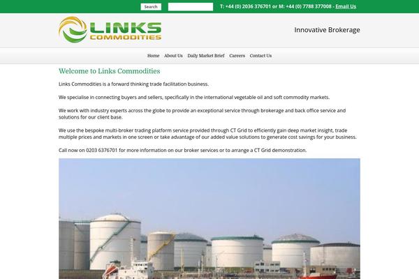 linkscommodities.com site used Clientdesign