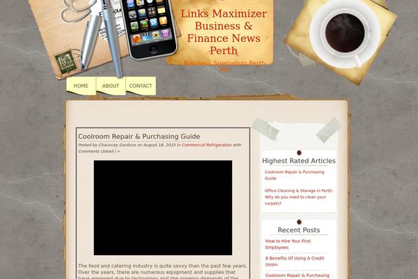 Desk Mess Mirrored theme site design template sample
