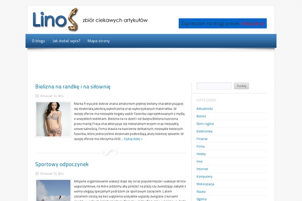 linos.pl site used Newswrap