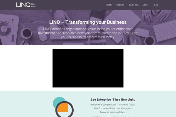 linq theme websites examples