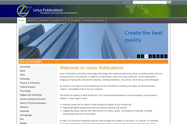linusbooks.com site used Twenty Ten