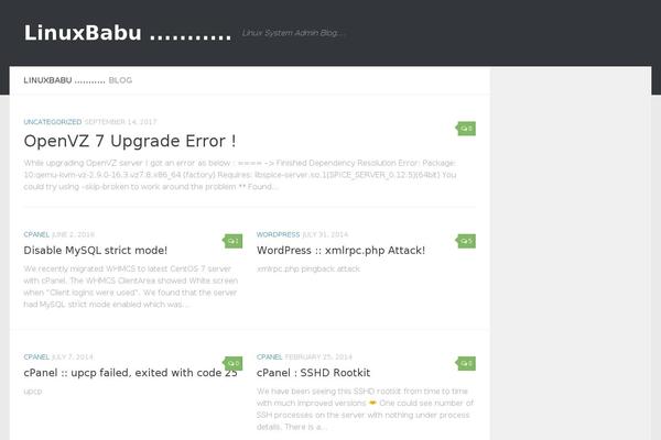 Hueman theme site design template sample