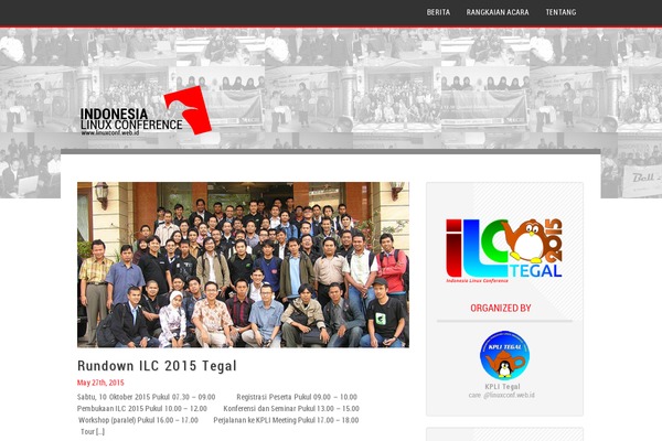 linuxconf.web.id site used Ilc2014-0.5