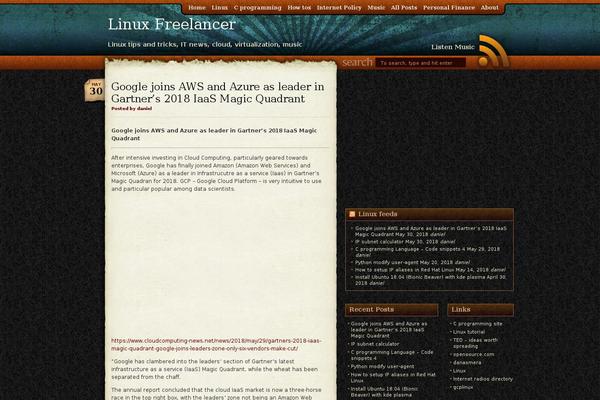 linuxfreelancer.com site used Soulvision