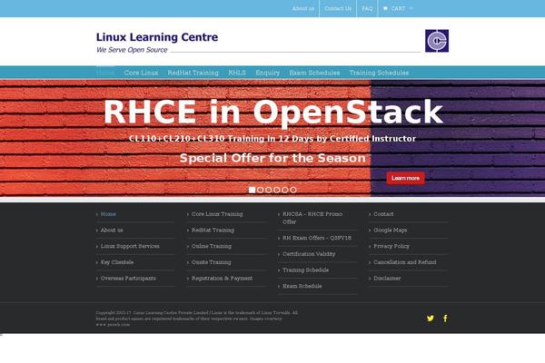 WordPress website example screenshot
