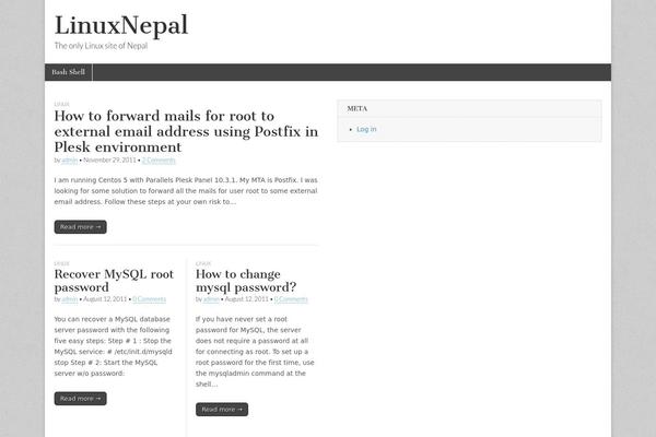 WordPress website example screenshot