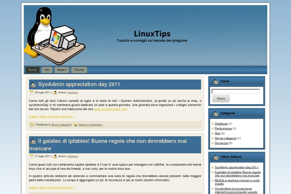 linuxtips.it site used Linuxabout