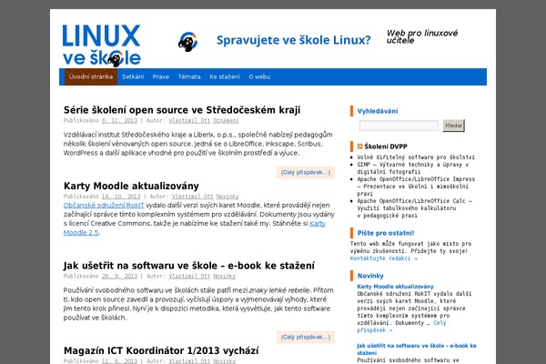 linuxveskole.cz site used Liberschool