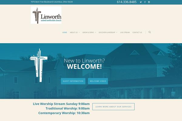 linworthumc.org site used Church-emphasis