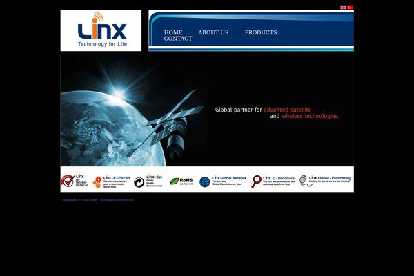 Linx theme site design template sample
