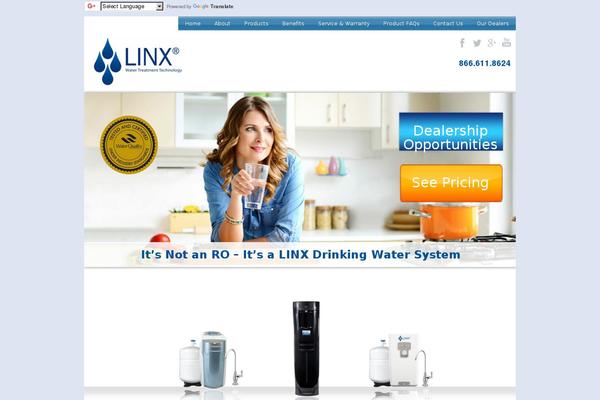 linxwater.com site used Linx