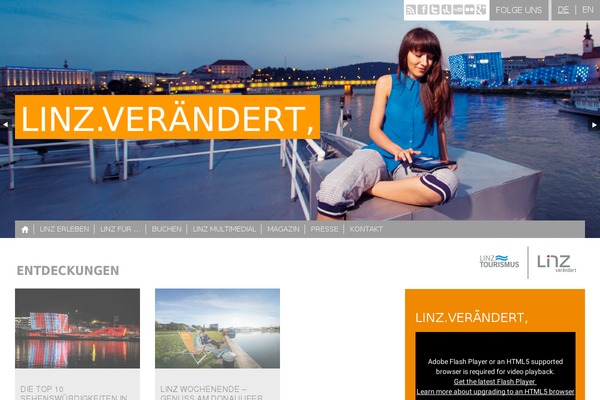 linz-tourismus.info site used Linztheme2.2