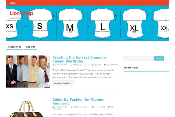 MesoColumn theme site design template sample