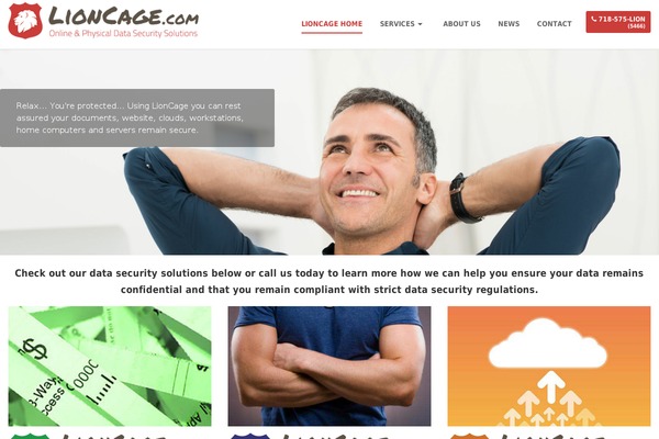 lioncage.com site used Lioncage