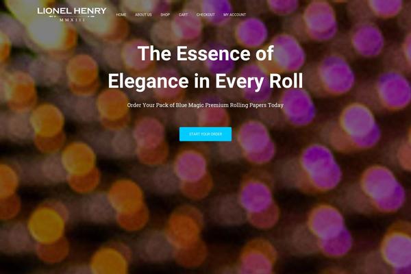 Hestia theme site design template sample