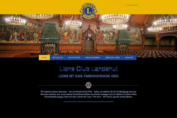 lionsclub-landshut.de site used Lionsclub