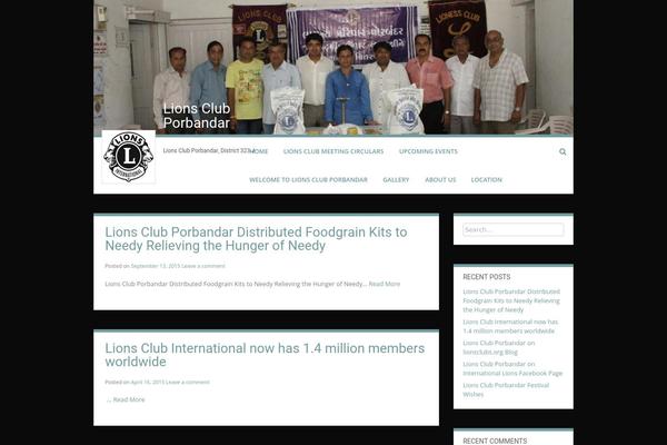 lionsclubofporbandar.com site used Levii