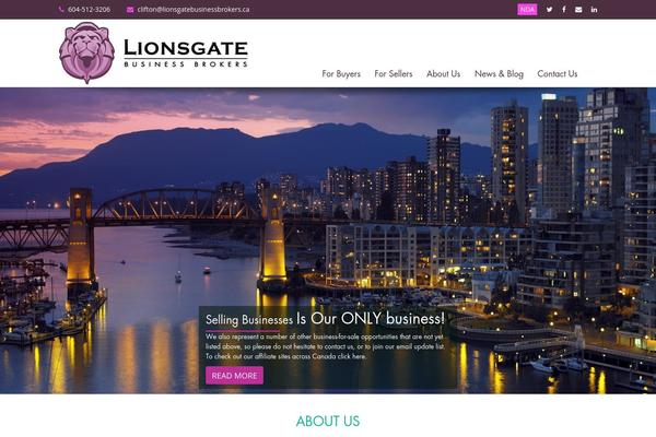 lionsgate WordPress theme, websites list used lionsgate theme lionsgate theme websites examples