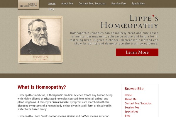 lippeshomeopathy.com site used Lippeshomeopathy