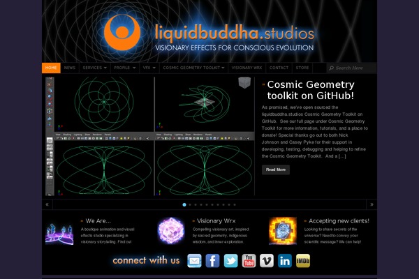 liquidbuddha.com site used Organic_tech_black