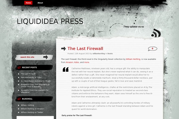 Greyzed theme site design template sample