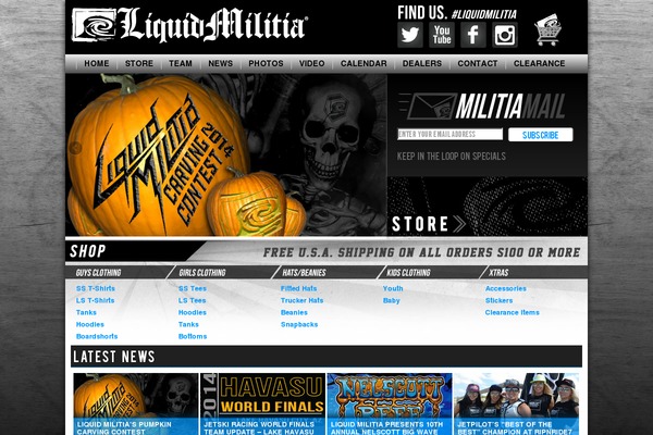liquidmilitia.com site used Militia