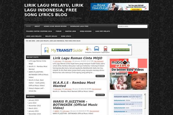 liriklagu.org site used Demax