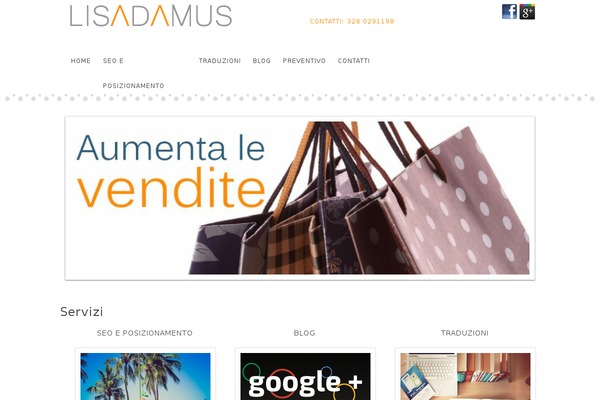 lisadamus.it site used Lisadamus-theme