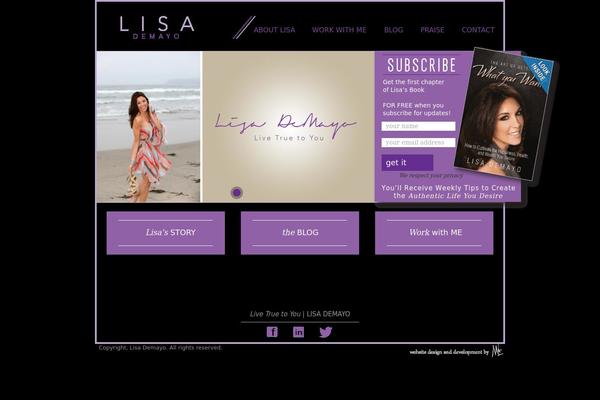 Lisa theme site design template sample