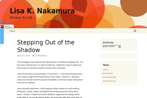 Twenty Thirteen theme site design template sample