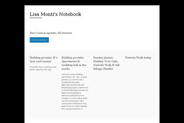 WordPress website example screenshot