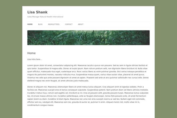 lisashank.com site used Lisa2012child