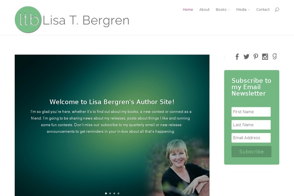 LisaTawnBergren theme websites examples