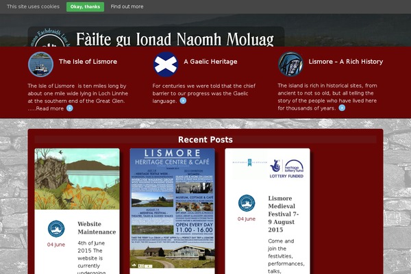 WordPress website example screenshot