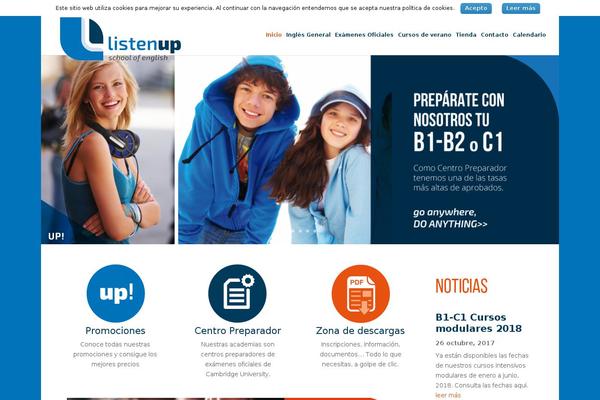 WordPress website example screenshot