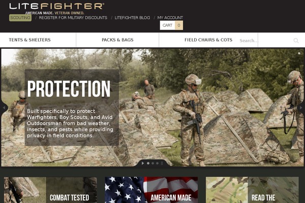 litefighter.com site used Litefighter-flatsome