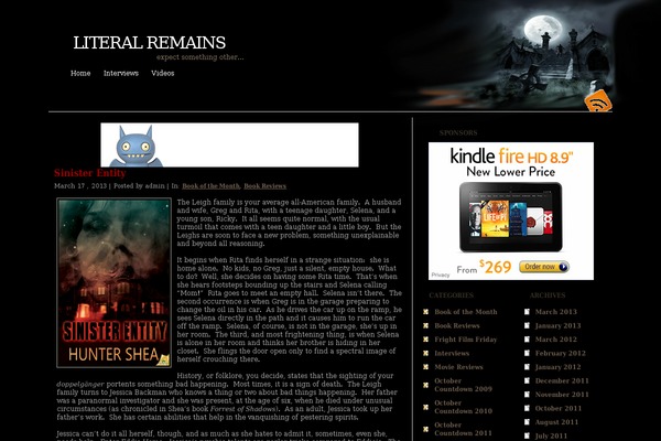 literalremains.com site used Deluxxo