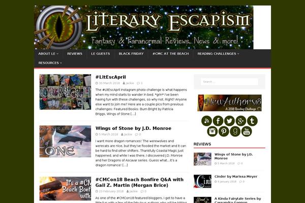 literaryescapism.com site used MH Magazine lite