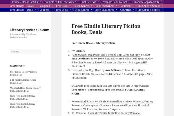 Twenty Fifteen theme site design template sample