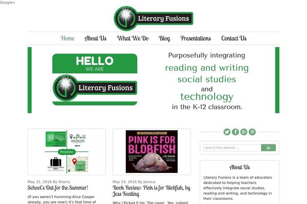 literaryfusions.com site used Sarah-ellen